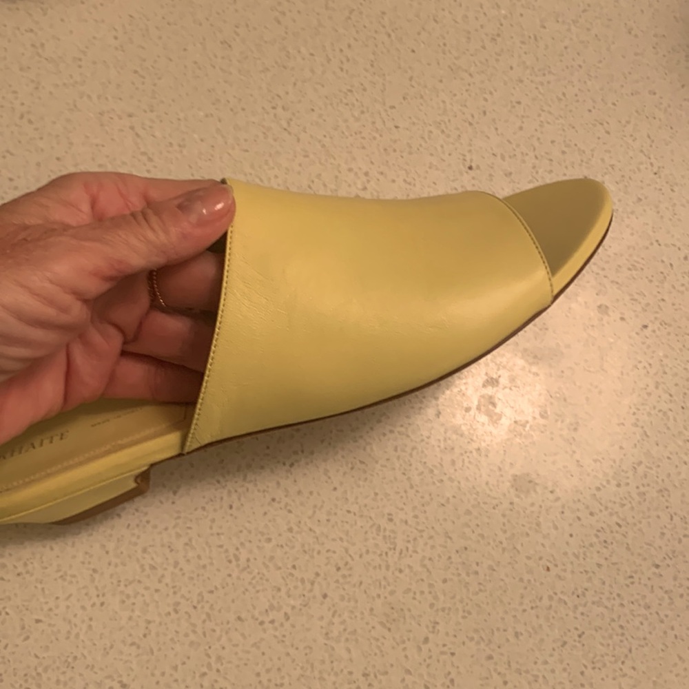 Khaite Women's Yellow Slide Sandals new. - Picture 2 of 7